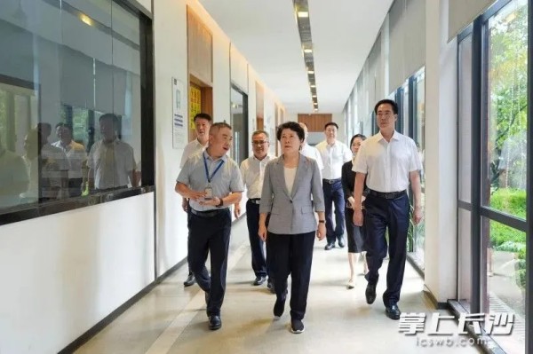 湖南省委常委、長(zhǎng)沙市委書(shū)記吳桂英調(diào)研中偉